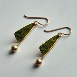 Green Earrings